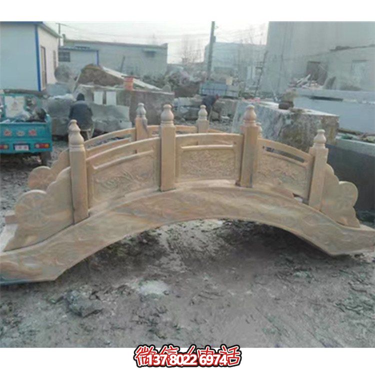 精美花崗巖雕刻石拱橋，為您的庭院裝飾添彩