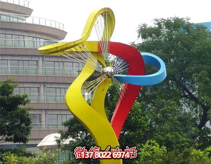 美輪美奐的不銹鋼彩虹舞景觀雕塑,點綴小區(qū)環(huán)境 美輪美奐的不銹鋼彩虹舞景觀雕塑,點綴小區(qū)環(huán)境